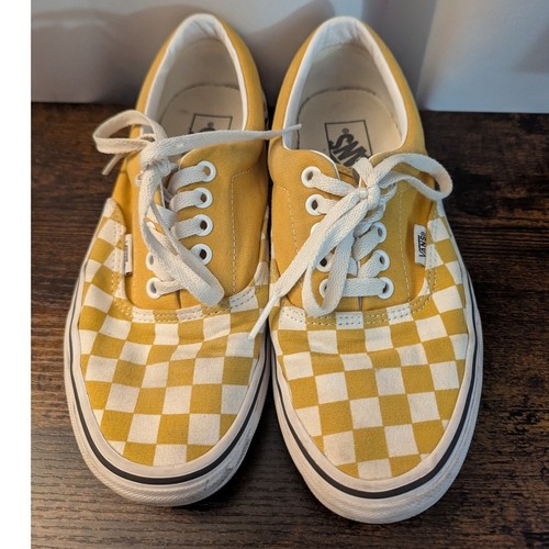 Vans era checkerboard mustard - checkerboard,